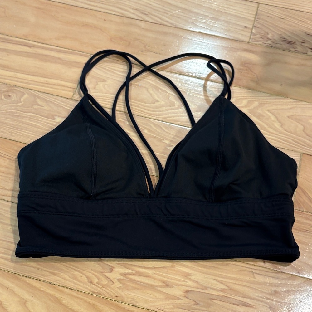 Lululemon Athletica Black Strappy Bra